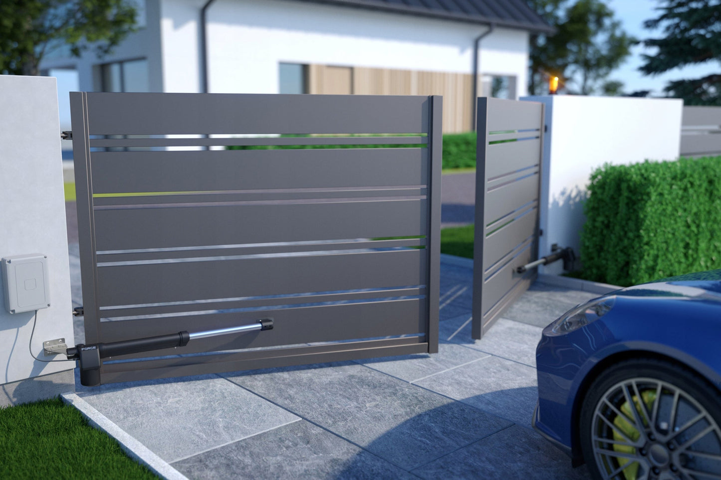 ZESTAW DO BRAMY SKRZYDŁOWEJ FORCE GT400LS DO 8 M 400 KG STEROWANIE WIFI