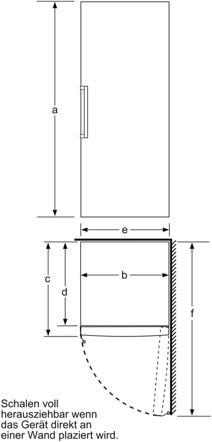 Siemens GS54NAWCV iQ500 Gefrierschrank, 176 x 70 cm, 327 L, noFrost nie wieder abtauen, bigBox Platz für großes Gefriergut, varioZone flexible Glas-und Schubladen, Weiß