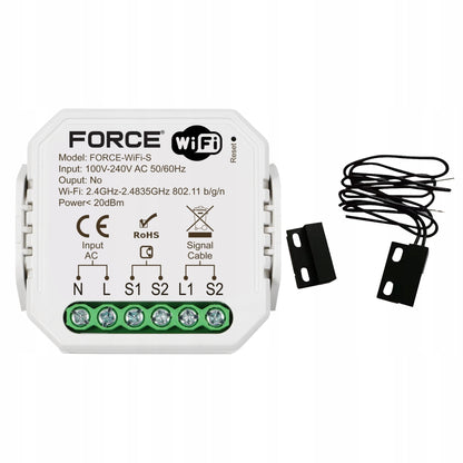 ZESTAW DO BRAMY SKRZYDŁOWEJ FORCE GT400LS DO 8 M 400 KG STEROWANIE WIFI