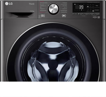 LG F4WV7080, Klasse A, Frontlader-Waschmaschine 8 kg, 1400 U/Min, AI Direct Drive, Wi-Fi, Tiefenreinigung mit Dampf, Groe Kapazitt, TRIPLE A, Auentür aus Sicherheitsglas, 62 x 60 x 85 cm  Wei