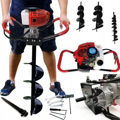 WIERTNICA GLEBOWA ŚWIDER SPALINOWY FI 10/20/30 CM